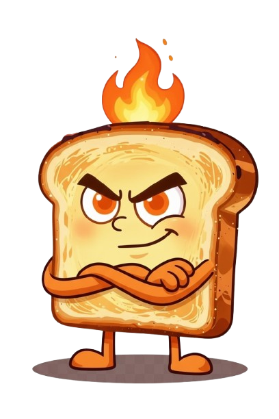Toast Token mascot