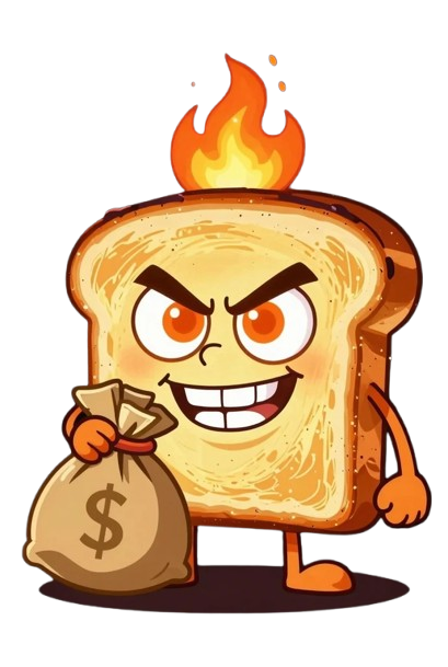 Toast Token mascot